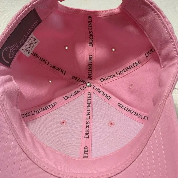 Pink Duck Unlimited Baseball Cap - Picture 4 of 6